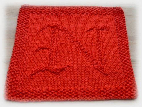 KWH Old English Letters Washcloths